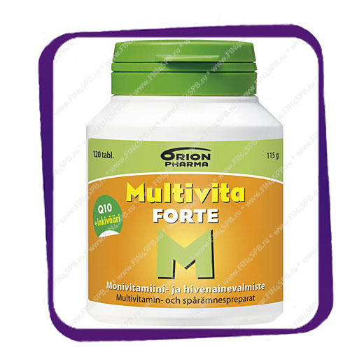 фото: Multivita Forte M (Мультивита Форте М - мультивитамины для пожилых) таблетки - 120 шт
