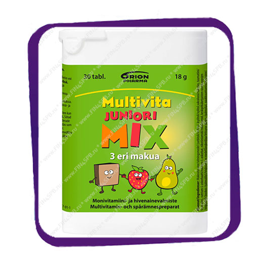 фото: Multivita Juniori Mix (Мультивита Юниор Микс) таблетки - 30 шт