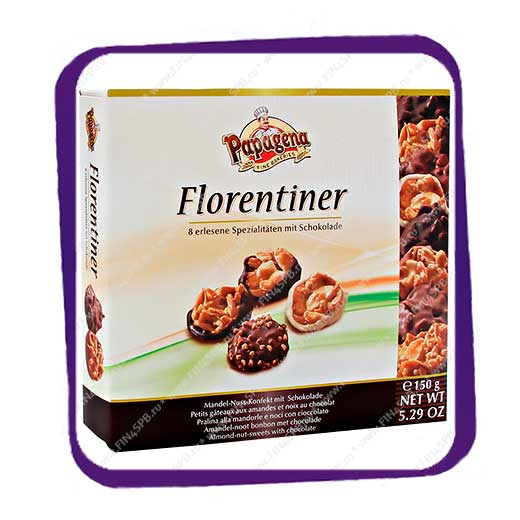 фото: Papagena - Florentiner - Almond Nut Sweets with Chocolate - 150g