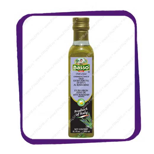 фото: BASSO - Extra Virgin Olive Oil with Rosemary