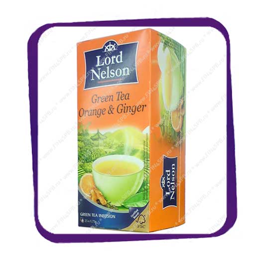 фото: Lord Nelson - Green Tea - Orange & Ginger 25tb