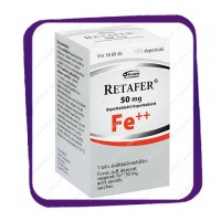 Retafer 50 Mg Fe++ (Ретафер 50 Мг Фе++) таблетки - 100 шт