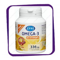 Lysi Omega-3 336 mg Vahva+D Vitamiini (Лиси Омега 3 336 мг Вахва + Д) капсулы - 120 шт