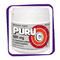 Vitabalans Puru C 500 mg (Витабаланс Пуру Ц 500 мг) жевательные таблетки - 100 шт