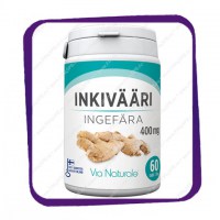 Inkivaari 400 mg Via Naturale (Витамин с экстрактом имбиря) таблетки - 60 шт