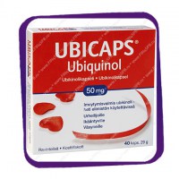 Ubicaps Ubiquinol 50 mg (Убихинол коэнзим Q10) капсулы - 40 шт