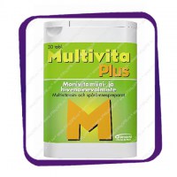 Multivita Plus M (Мультивита плюс М - поливитамины для пожилых) таблетки - 30 шт