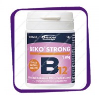 Beko Strong B12 1 Mg Suussa Hajoava (Беко Стронг) таблетки для рассасывания - 100 шт