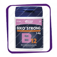 Беко Стронг B12 1 мг (Beko Strong B12 1 mg) таблетки - 100 шт