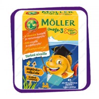 Moller Omega-3 Hedelman-makuinen Pikkukalat (меллер рыбки - для детей) жевательные таблетки - 45 шт