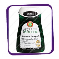 Apteekin Moller Premium Омега-3 (Мёллер Премиум Омега-3) капсулы - 76 шт