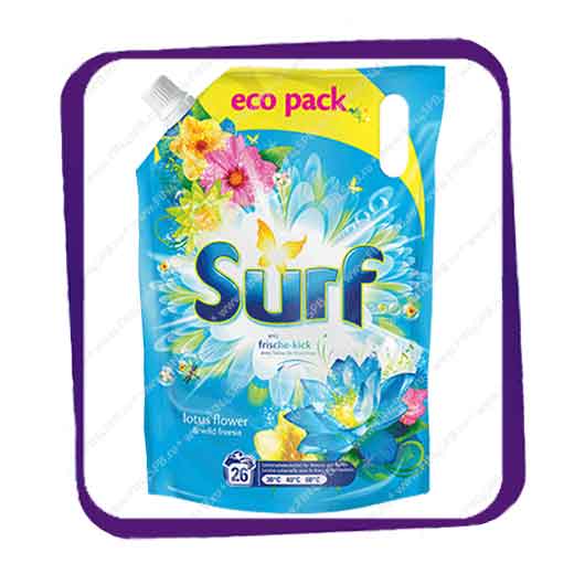 фото: Surf - wiht Essential Oils - Lotus Flower - soft eco pack 2L