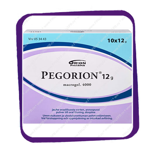 фото: Pegorion 12 g Jauhe (Пегорион 12 г порошок) саше - 10 шт