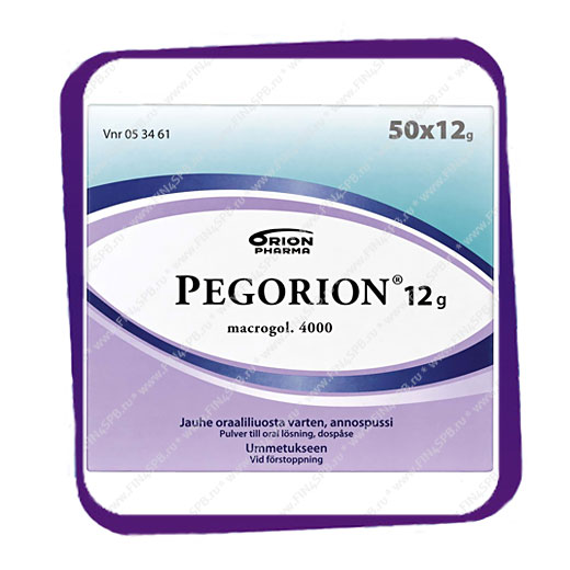 фото: Pegorion 12 g Jauhe (Пегорион 12г порошок) саше - 50 шт