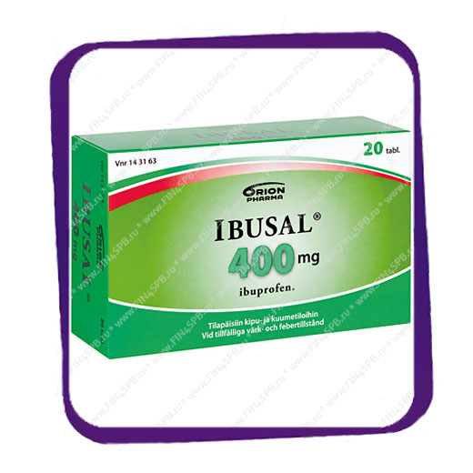 фото: Ibusal 400 Mg (Ибусал 400 Мг) таблетки - 20 шт