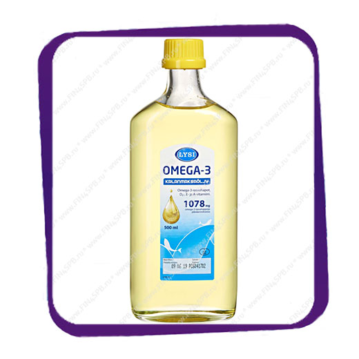 фото: Lysi Omega-3 1078 mg (Лиси Омега 3 1078 мг) рыбий жир - 500 мл