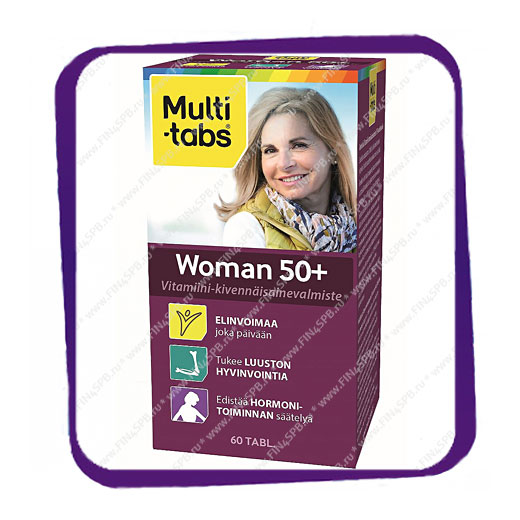 фото: Multi-Tabs Woman 50+ (Мульти-табс Вумен 50+) таблетки - 60 шт