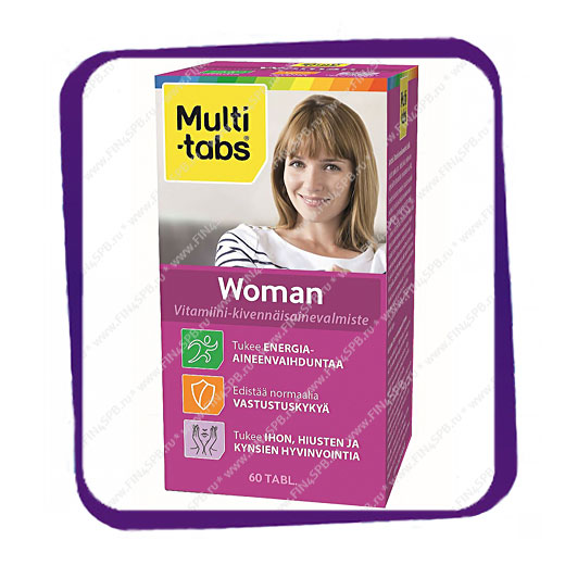 фото: Multi-Tabs Woman (Мульти-табс Вумен) таблетки - 60 шт