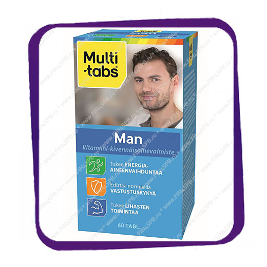 фото: Multi-Tabs Man (Мульти-табс Мен) таблетки - 60 шт