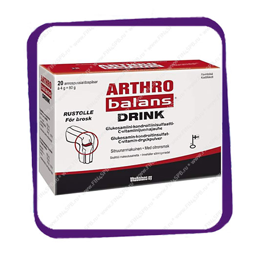 фото: Arthro balans PLUS Drink (Артро Баланс Плюс напиток) саше - 20 шт