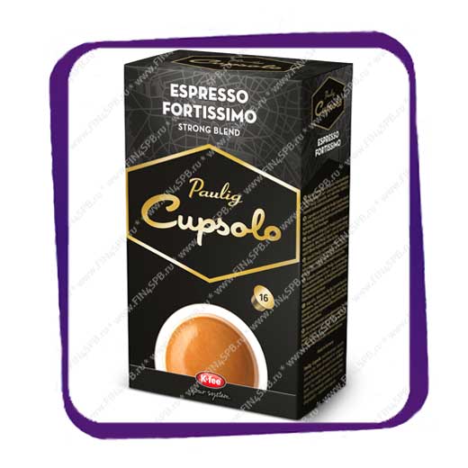 фото: Paulig Cupsolo - Espresso - Fortissimo - 16 capsules