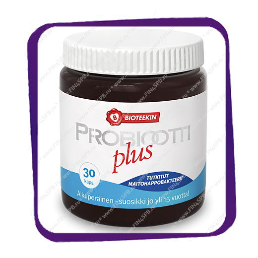 фото: Bioteekin Probiootti Plus (Биотеекин Пробиотик Плюс) капсулы - 30 шт