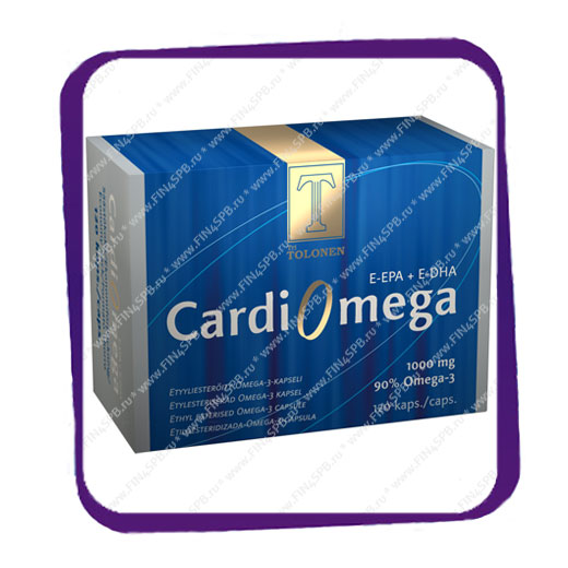 фото: Tri Tolonen CardiOmega 1000 mg (Три Толонен КардиОмега 1000 мг) капсулы - 120 шт