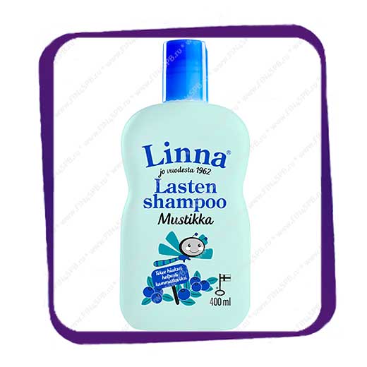 фото: Linna - Shampoo Lasten - Mustikka - 400 ml - шампунь детский