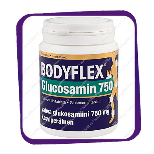 фото: Bodyflex Glucosamin 750 mg (Бодифлекс Глюкозамин 750 мг) таблетки - 140 шт