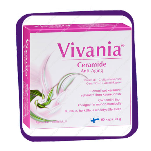 фото: Vivania Ceramide Anti-Aging (Вивания Керамиды с витамином C) капсулы - 60 шт