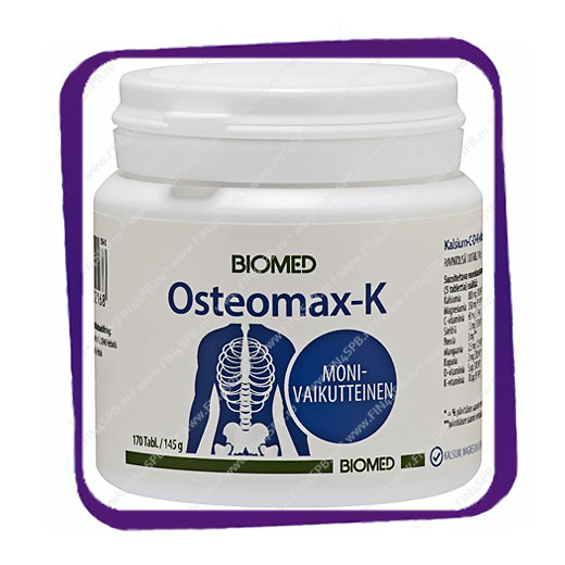 фото: Osteomax-K Biomed (Остеомакс-К - для костей) таблетки - 170 шт