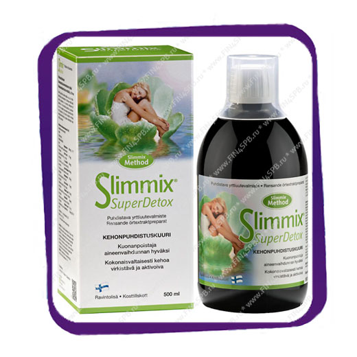 фото: Slimmix SuperDetox (Слим Микс Супердетокс - для очищения организма) напиток - 500 мл