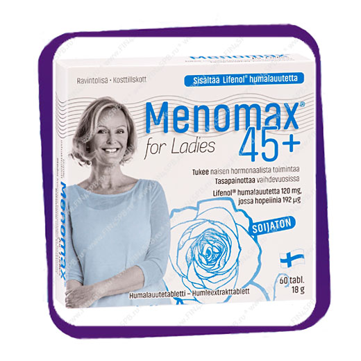 фото: Menomax for Ladies 45+ (Меномакс 45+ для женщин) таблетки - 60 шт