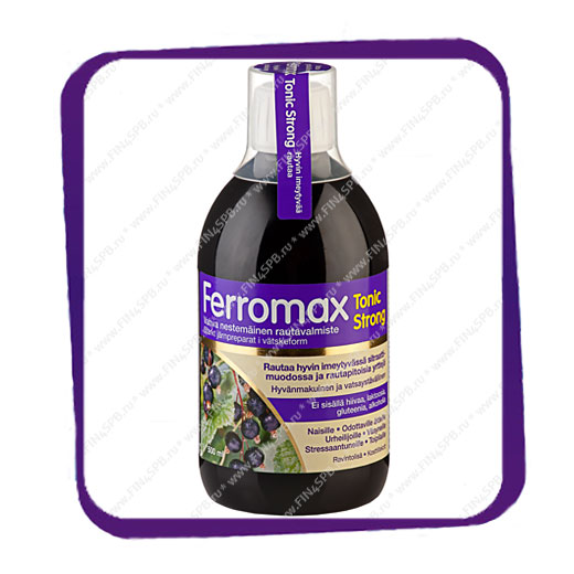 фото: Ferromax Tonic Strong (Феромакс Тоник Стронг) напиток - 500 мл