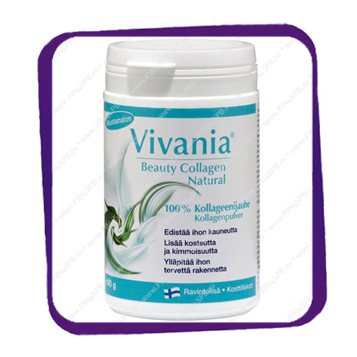 фото: Vivania Beauty Collagen Natural (Вивания Бьюти Коллаген Натурал) порошок - 140 гр