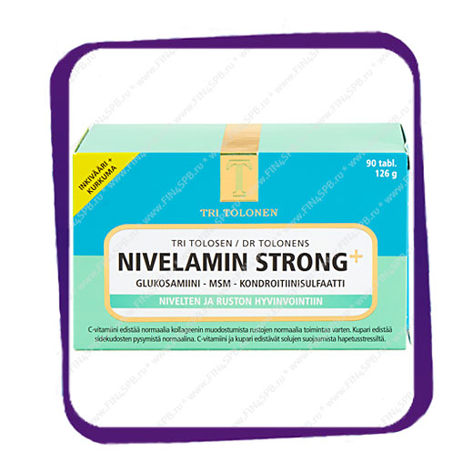 фото: Tri Tolonen Nivelamin Strong Plus (Нивеламин Стронг Плюс для суставов) таблетки - 90 шт