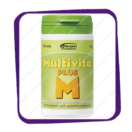 фото: Multivita Plus M (Мультивита плюс М - мультивитамины для пожилых) таблетки - 100 шт