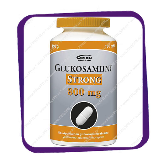 фото: Glukosamiini Strong 800 mg (Глюкозамин Стронг 800 мг - для суставов) таблетки - 180 шт