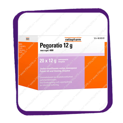 фото: Ratiopharm Pegoratio 6 G (для лечения запоров) саше - 20 шт