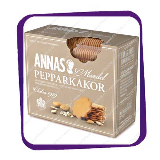 фото: Annas - Pepparkakor - Mandel - 300g - имбирные пряники с миндалём