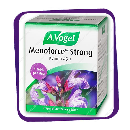 фото: Menoforce Strong A.Vogel 45+ (витамины с шалфеем при менопаузе) таблетки - 30 шт