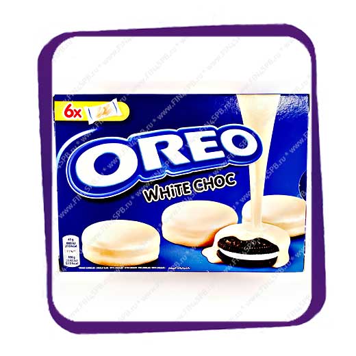 фото: Oreo - White Choc - печенье Орео в белом шоколаде - 246g