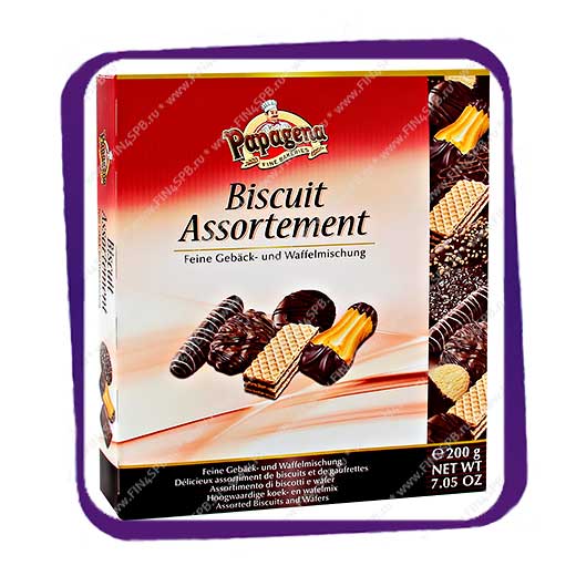 фото: Papagena - Biscuit Assortement - Assorted Biscuits an Wafers 200g