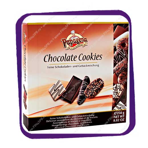 фото: Papagena - Chocolate Cookies - Assorted Chocolates and Biscuits 250g