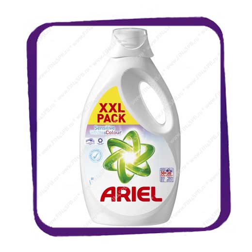 фото: Ariel Sensitive White & Colour 2,52L