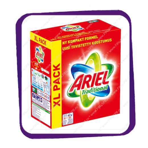 фото: Ariel Traditional XL Pack - 1,634 kg - универсальный стиральный порошок