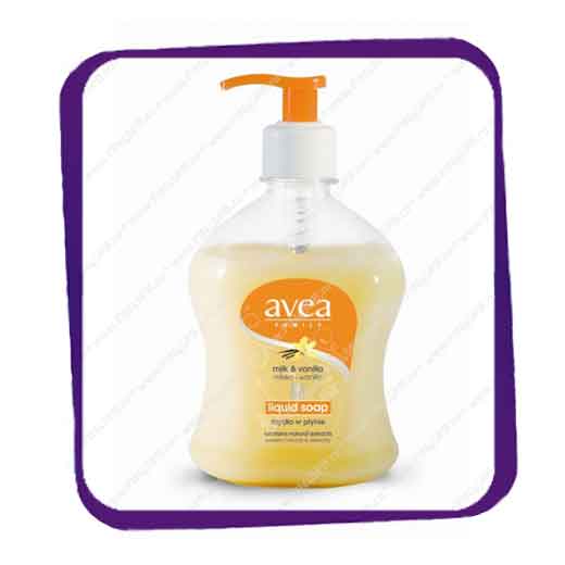 фото: Avea - Liquid Soap - Milk & Vanilla - 500ml.