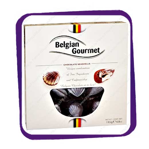 фото: Belgian Gourmet - Chocolate Seashells 195gr - шоколадные ракушки.