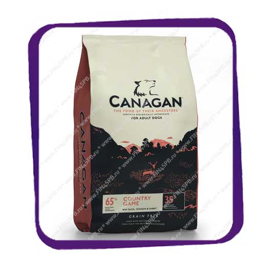 фото: Canagan - Country Game (Канаган для собак) 12 kg