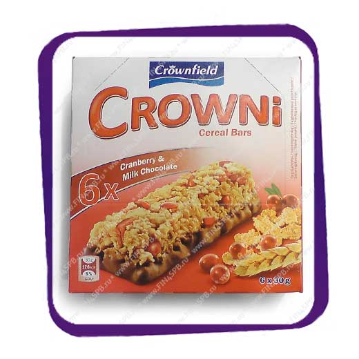 фото: Crowni - Cereal Bars Cranberry